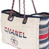 Chanel Multicolor Tweed Deauville Shoulder Bag