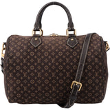 Louis Vuitton Mini Lin Monogram Speedy 30 Bandouliere Handbag