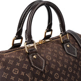 Louis Vuitton Mini Lin Monogram Speedy 30 Bandouliere Handbag