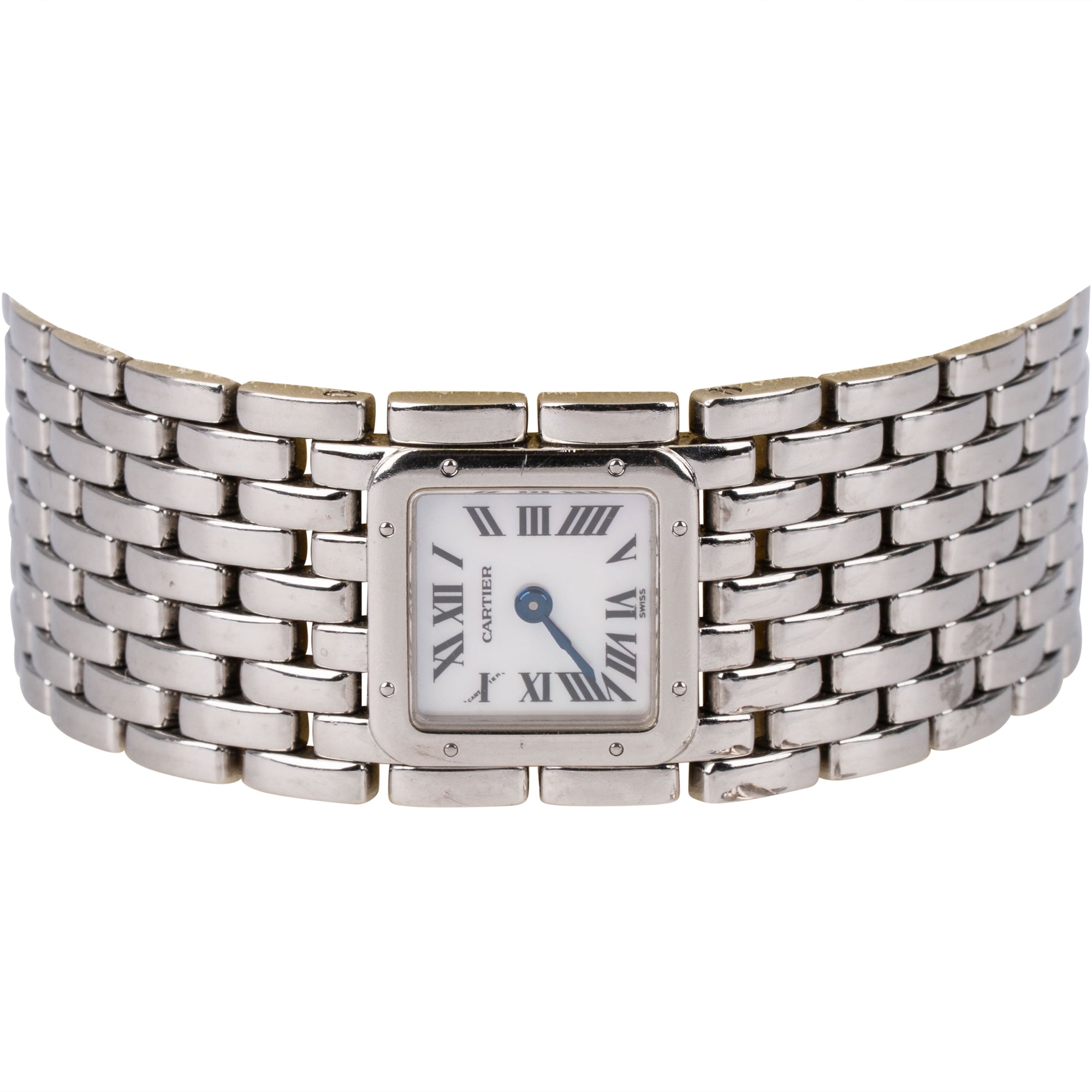 Cartier Perlmut Dial Panthère Ruban 2420 Women Watch - vintageandkickz