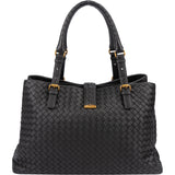 Bottega Veneta Intrecciato Leather Roma Handbag
