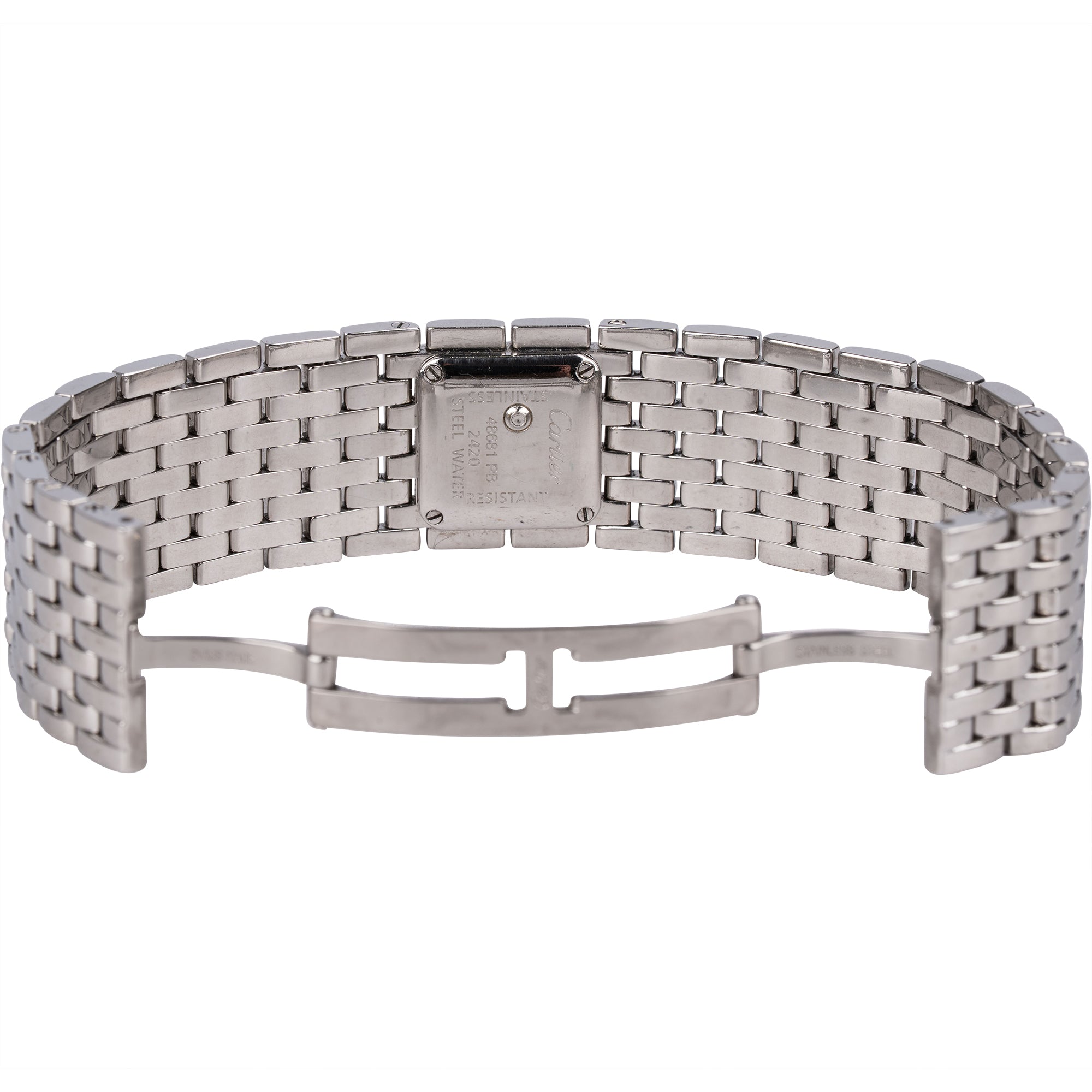 Cartier Perlmut Dial Panthère Ruban 2420 Women Watch - vintageandkickz