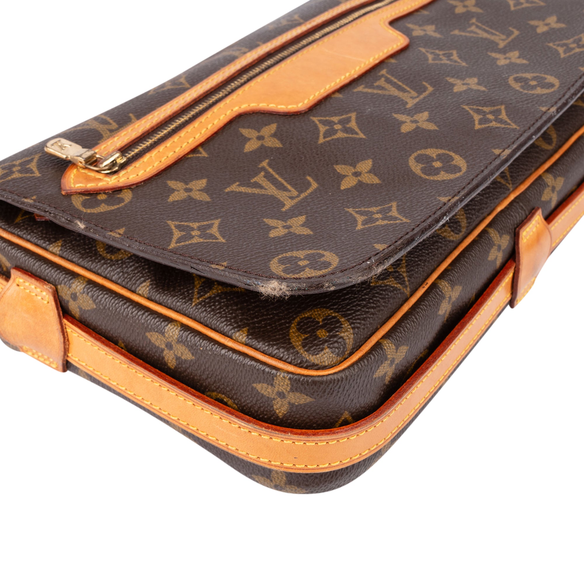 Louis Vuitton Canvas Monogram Saint Germain GM Crossbody Bag - vintageandkickz