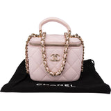 Chanel Quilted Lambskin Mini CC Vanity Handbag