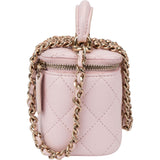 Chanel Quilted Lambskin Mini CC Vanity Handbag