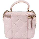 Chanel Quilted Lambskin Mini CC Vanity Handbag