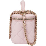 Chanel Quilted Lambskin Mini CC Vanity Handbag