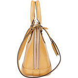 Louis Vuitton Yellow Vernis Monogram Alma BB Handbag