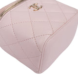 Chanel Quilted Lambskin Mini CC Vanity Handbag