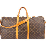 Louis Vuitton Canvas Monogram Keepall 60 Bandouliere