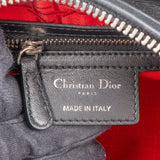 Christian Dior Black Quilted Leather Lady Dior Handbag
