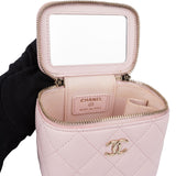 Chanel Quilted Lambskin Mini CC Vanity Handbag