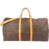 Louis Vuitton Canvas Monogram Keepall 60 Bandouliere