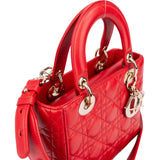 Christian Dior Quilted Leather ABC Lady Dior Handbag