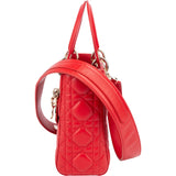 Christian Dior Quilted Leather ABC Lady Dior Handbag