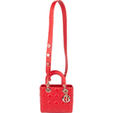 Christian Dior Quilted Leather ABC Lady Dior Handbag