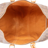 Louis Vuitton Monogram Canvas Keepall 55 Travel Bag