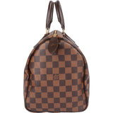 Louis Vuitton Damier Ebene Monogram Speedy 30 Handbag