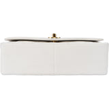 Chanel Quilted Lambskin 24K Gold Single Flap Lady Dior Crossbody Bag