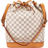 Louis Vuitton Damier Azur Monogram Sac Noe Grande Shoulder Bag