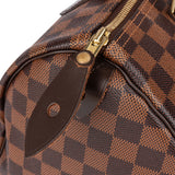 Louis Vuitton Damier Ebene Monogram Speedy 30 Handbag