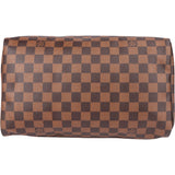 Louis Vuitton Damier Ebene Monogram Speedy 30 Handbag