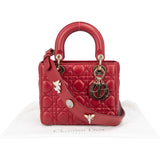 Christian Dior Quilted Leather Lady Dior ABC Handbag