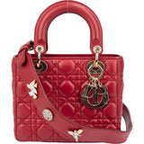 Christian Dior Quilted Leather Lady Dior ABC Handbag