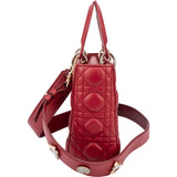 Christian Dior Quilted Leather Lady Dior ABC Handbag