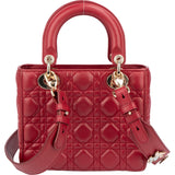 Christian Dior Quilted Leather Lady Dior ABC Handbag