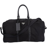 Prada Black Nylon Triangle Duffle Bag 53