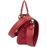 Christian Dior Quilted Leather Lady Dior ABC Handbag