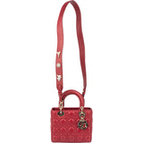 Christian Dior Quilted Leather Lady Dior ABC Handbag