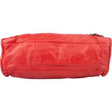 Balenciaga Red Leather City Handbag