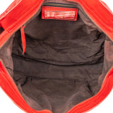 Balenciaga Red Leather City Handbag