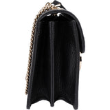 Gucci Black Leather GG Interlocking Crossbody Bag