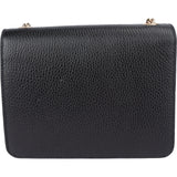 Gucci Black Leather GG Interlocking Crossbody Bag