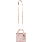 Christian Dior Quilted Leather Mini Lady Dior Handbag