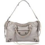 Balenciaga Grey Leather City Handbag