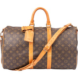 Louis Vuitton Canvas Monogram Keepall 45 Bandouliere