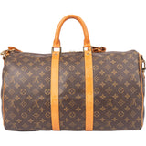 Louis Vuitton Canvas Monogram Keepall 45 Bandouliere