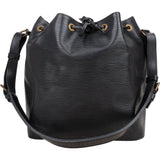 Louis Vuitton Noir Epi Leather Sac Noe Petit Shoulder Bag