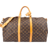 Louis Vuitton Canvas Monogram Keepall 50 Bandouliere
