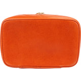Chanel Orange Caviar Leather CC Vanity Handbag