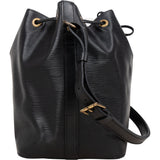 Louis Vuitton Noir Epi Leather Sac Noe Petit Shoulder Bag