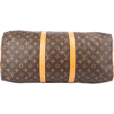 Louis Vuitton Canvas Monogram Keepall 50 Bandouliere