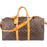 Louis Vuitton Canvas Monogram Keepall 50 Bandouliere