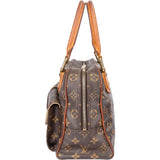 Louis Vuitton Canvas Monogram Manhattan PM Handbag
