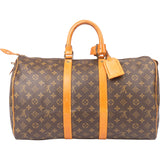 Louis Vuitton Canvas Monogram Keepall 45