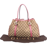 Gucci GG Monogram Heart Twins Shoulder Bag